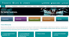 Desktop Screenshot of franciswilksandjones.co.uk